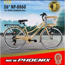 CTB 26 New phoenix 8860 7sp Shimano asli