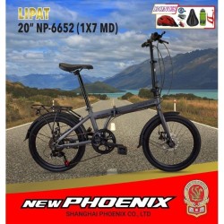 Folding 20 New Phoenix 6652 7sp cakram