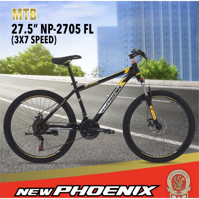 MTB 27,5 New Phoenix 2705 FL 3x7sp
