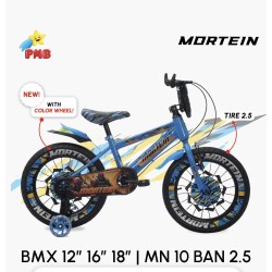 Mortein Bmx MN 161 ban 2.5 tebeng music+mudguard led+rs led