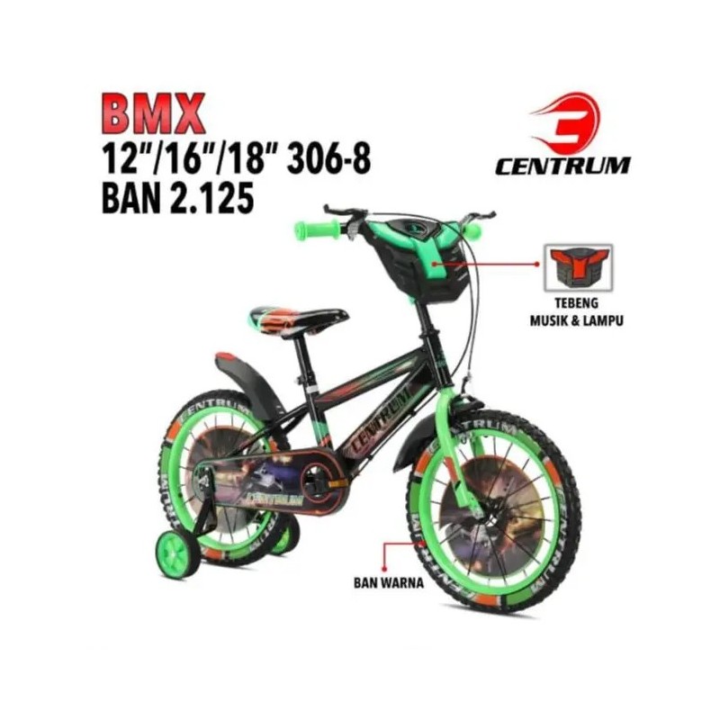 BMX 16 Centrum 306-8 ban warna