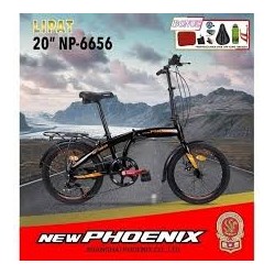 Folding 20 new Phoenix 6656 7sp cakram