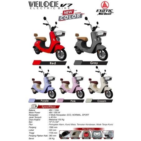 2 roda Exotic Veloce V5 14x2.50